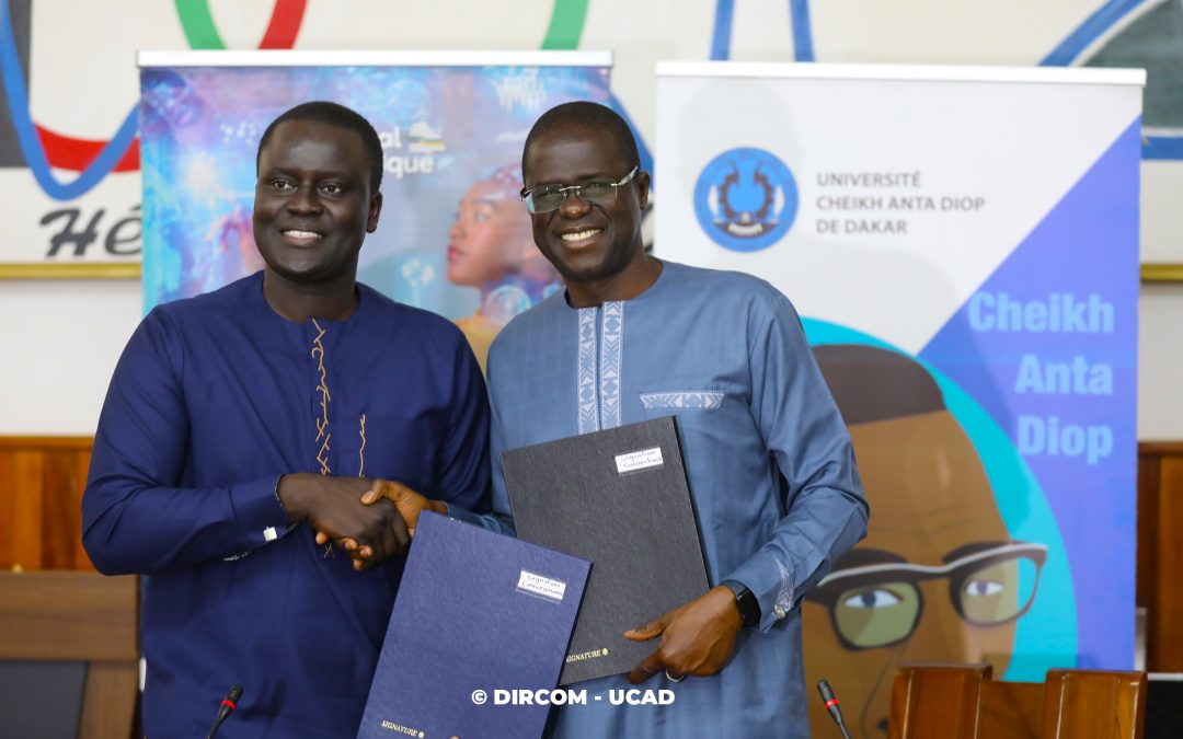Signature d’une convention entre l’UCAD et Sénégal Numérique